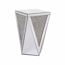 Table dappoint argentée 51 cm LUXEY