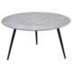 Table basse noire à effet béton EFFIE