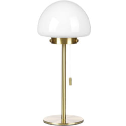 Beliani - Lampe de Table Minimaliste avec Abat-Jour en Verre et Base en Métal Doré Moruga
