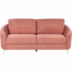 Canapé pour trois glamour. Installez-vous confortablement sur ce canapé unique aux formes arrondies, qui peut accueillir jusq ...