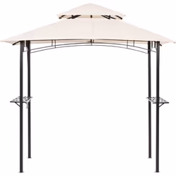 Pavillon de jardin. Préparez votre jardin pour la saison des barbecues et les chaudes soirées d'été en famille ou entre amis  ...