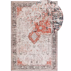 Tapis rectangle effet vieilli. Ajoutez ce tapis pour embellir votre espace de vie et le rendre plus confortable. Fabriqué dan ...