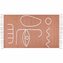 Tapis à motif abstrait. Décorez votre intérieur avec ce tapis inhabituel, mais élégant dans sa simplicité. Il conviendra parf ...