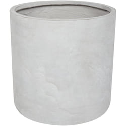 Beliani - Cache-Pot d'Extérieur Rond 51 x 51 x 50 cm en Fibre d'Argile Gris Messene