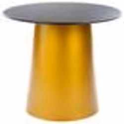 Table dappoint noir et doré KERANG