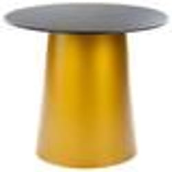 Table dappoint noir et doré KERANG