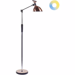 Lampadaire à bras réglable. Éclairez votre bureau avec ce luminaire sur pied multifonctionnel. Cette pièce est dotée de deux  ...