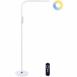 Lampadaire à bras pliable avec télécommande. Faites ressortir votre intérieur avec cette lampe LED moderne. Cette pièce attir ...