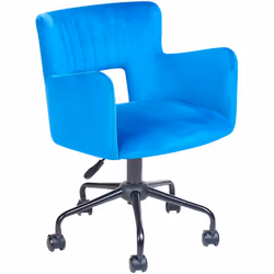 Siège de bureau rembourré avec accoudoirs. Ce siège de bureau pivotant est un modèle de design moderne. Il présente un look d ...