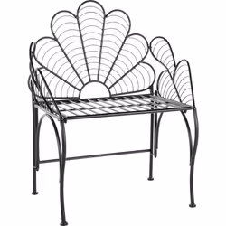 Chaise d'extérieur rétro en métal. Cette magnifique chaise de jardin embellira votre espace extérieur et le rendra plus éléga ...