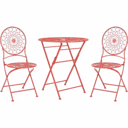 Set de balcon. Créez une atmosphère romantique sur votre balcon ou votre terrasse avec ce charmant ensemble d'extérieur. Il s ...
