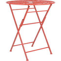 Table de terrasse. Créez une atmosphère romantique sur votre balcon ou votre terrasse avec cette charmante table d'extérieur  ...