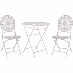 Set de balcon. Créez un coin à la française dans votre espace extérieur avec ce magnifique ensemble de balcon. Il se compose  ...