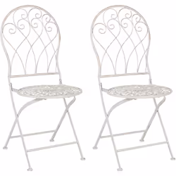 Chaises bistrot. Dînez avec style grâce à ces charmantes chaises de bistrot. Elles ont été conçues spécialement pour l'extéri ...