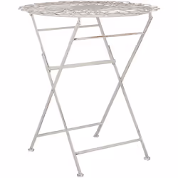 Table de terrasse. Dînez avec style grâce à cette charmante table de bistrot. Conçue spécialement pour l'extérieur et grâce à ...