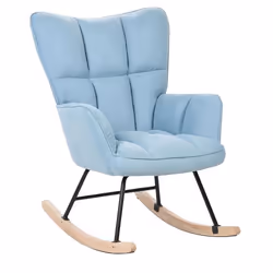 Chaise à bascule bleu OULU