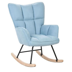 Chaise à bascule bleu OULU