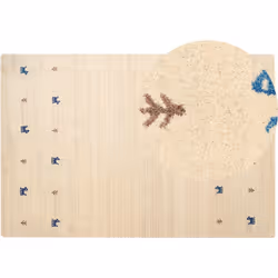 Tapis à motif animal. Si vous souhaitez donner un aspect cosy et accueillant à votre espace, optez pour ce tapis beige touffe ...