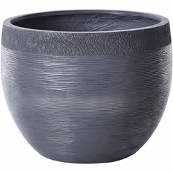 Pot pour plantes élégant. Une élégante jardinière en pierre grise qui s'harmonise parfaitement avec votre espace de vie extér ...