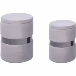 2 repose-pieds coffres. Cet ensemble de 2 pièces ajoute une touche élégante à votre intérieur tout en restant compact. Doté d ...