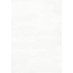 Beliani - Tapis Blanc en Polyester 160 x 230 cm Moelleux Fausse Fourrure de Lapin Mirpur