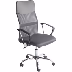 Fauteuil de bureau à haut dossier avec dossier inclinable. Cette chaise de bureau au design ergonomique apporte un soutien à  ...