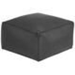 Pouf noir 50 x 50 x 30 cm MUKKI
