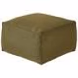 Pouf vert olive 50 x 50 x 30 cm MUKKI