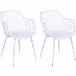 2 chaises scandinaves pour repas. Ces chaises s'intègrent à merveille dans une cuisine ou une salle à manger au décor scandin ...