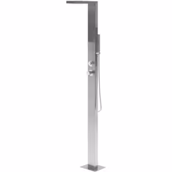 Douche de jardin autoportante. Offrez-vous l'expérience ultime d'un bain en plein air avec notre exquise douche de jardin aut ...