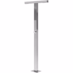 Douche de jardin double autoportante. Découvrez le summum du luxe extérieur avec notre douche de jardin autoportante. Fabriqu ...