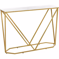 Table de couloir élégante. Cette élégante table console rehausse le style de votre salon. Le plateau rectangulaire, fabriqué  ...