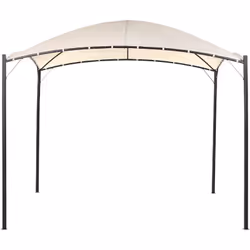 Pavillon de jardin avec cadre en acier. Ce pavillon de jardin allie style et praticité. Il est fait d'acier noir résistant, a ...