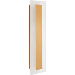 Applique led Murale d'Extérieur 30 cm en Acier et Acrylique Doré Rosalie