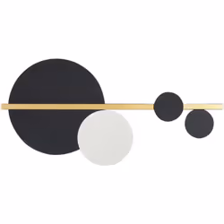 Lampe murale LED Art Déco . Ajoutez de l'élégance à votre salon ou à votre chambre à coucher avec cette lampe murale. Elle es ...