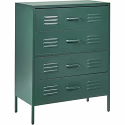 Rangement de bureau. Cette armoire fonctionnelle conçue dans un style industriel est dotée de quatre tiroirs. Le corps est en ...