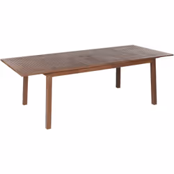 Table d'extérieur. Cette table en bois solide est indispensable pour votre jardin ou votre terrasse. Grâce à sa structure rob ...