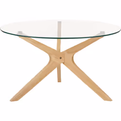 Table à café scandinave. Une table basse ronde qui sera un ajout parfait à un canapé 3 places ou un canapé d'angle. Son plate ...