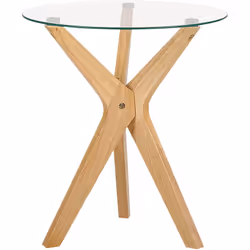 Petite table scandinave. Une table d'appoint ronde qui sera un ajout parfait à un canapé 3 places ou un canapé d'angle. Son p ...