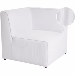 Fauteuil d'angle pour canapé modulable. Cette section d'angle moderne à une place rend votre salon élégant et bien agencé. Le ...