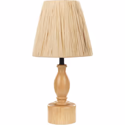 Lampe de chevet de style rustique. Ajoutez une touche de charme rustique grâce à cette lampe de table. Fabriquée à partir d'u ...