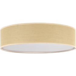 Beliani - Lampe Elégante Plafonnier Rond en Papier Naturel Magno