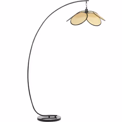 Lampadaire arqué. Ajoutez une touche de charme rétro à votre espace de vie grâce à notre lampadaire en forme d'arc. Son éléga ...