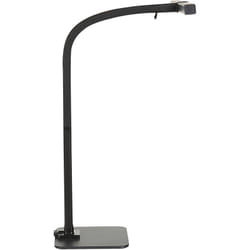 Beliani - Lampe de Bureau led à Pince en Aluminium Noir 48 cm Variateur de Lumière Kouris