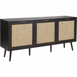 Buffet avec façade en rotin. Cette commode s'intégrera parfaitement dans n'importe quel espace, qu'il s'agisse d'un salon, d' ...