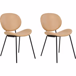 Chaises de repas rétro sans accoudoirs. Ajoutez du style et du confort à votre salle à manger avec ces chaises de repas rétro ...