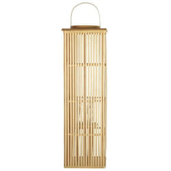Lanterne en bambou ton naturel 88 cm BALABAC