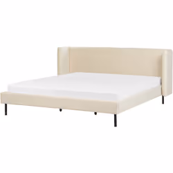 Lit deux places. Complétez votre chambre avec un lit intemporel et sobre, donnant à l'espace un caractère unique et douillet. ...