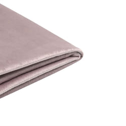 Beliani - Revêtement pour Cadre de Lit Simple en Velours Rose 90 x 200 cm Classique Fitou
