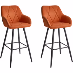 Ensemble de chaises de bar modernes. Ces chaises de bar sont conçues pour compléter parfaitement votre salle à manger ou cuis ...